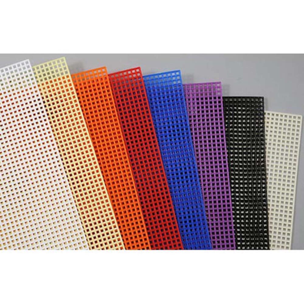 7 mesh Plastic Canvas Sheets 10.5 x 13.5 - 082676203022