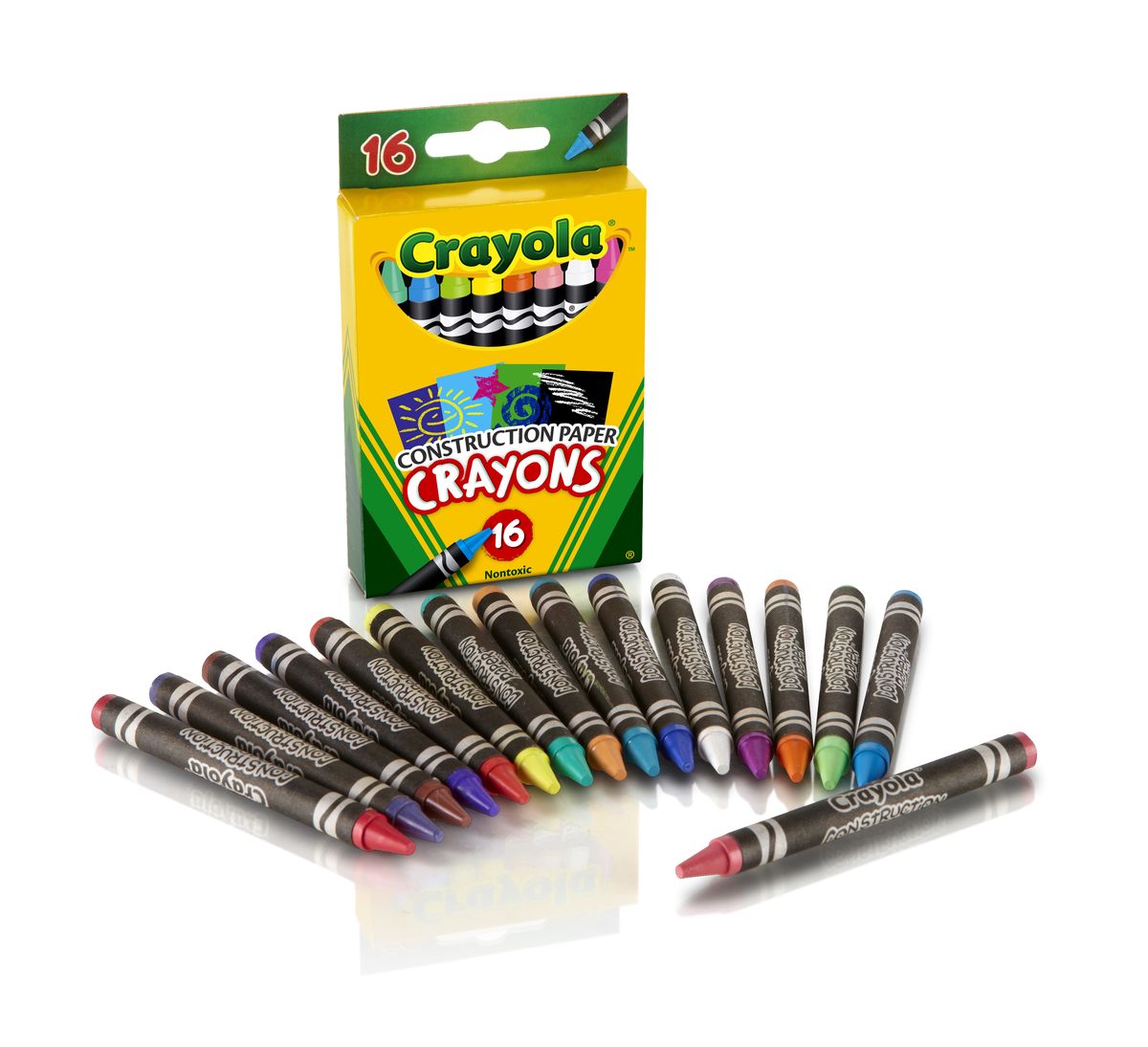 CRAYONS CONSTRUCTION PAPER 16 PACK – Scribbles Crafts – Brooklyn's Premier  Crafting Resource