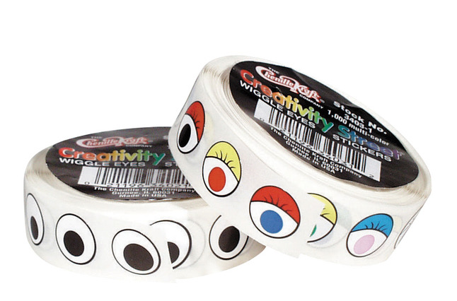 Wiggle Eye Stickers Roll Black – Scribbles Crafts – Brooklyn's Premier  Crafting Resource