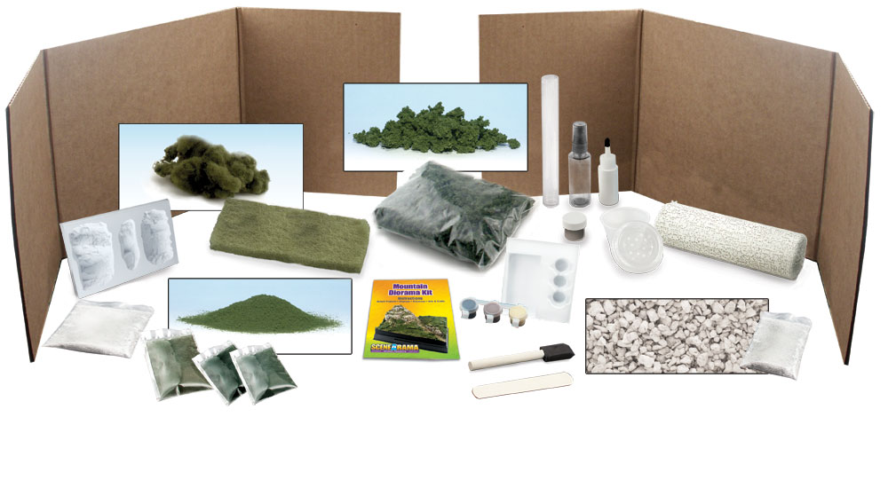 Mountain Diorama Kit – Scribbles Crafts – Brooklyn's Premier